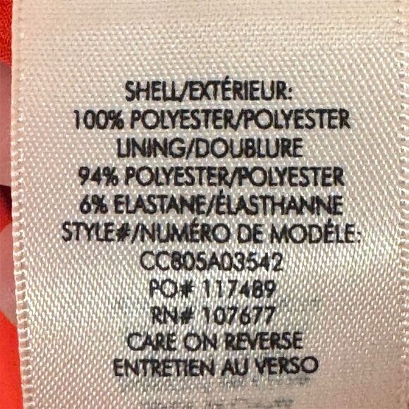 Alice + Olivia Red Flutter Sleeve Wrap Dress Size 4 Fit & Flare Lined Party Mini - Picture 7 of 8